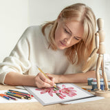 MyArtscape Graphite Transfer Paper, 20 Black Sheets - Wax Free - Erasable - Smudge-Free - Ideal for Drawing, Tracing and Watercolor Transfer - Premium Arts and Crafts Supplies MyArtscape