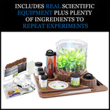 WILD ENVIRONMENTAL SCIENCE Mars Landing Survival Kit - Kids Plant Growing Terrarium Kit – Ages 8+ - Grow Food & Build an Earth-Like Environment on Mars - Seeds Included WILD ENVIRONMENTAL SCIENCE