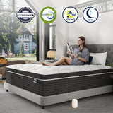 Ruoysun Full Size Mattress, 10 inch Full Size Mattress in a Box, Cooling and Breathable Medium Firm Full Hybrid Mattresses with Gel Memory Foam and Pocket Springs, CertiPUR-US Certified Ruoysun