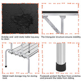 Yaheetech 45-inch Large Heavy Duty Pet Dog Grooming Table W/Adjustable Overhead Arm, Clamps, Two Grooming Noose, Tray Yaheetech