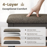 PHI VILLA Dining Table Set for 4, Modern Farmhouse Kitchen Table Set, Faux Marble Dining Table and 4 Cushioned Chairs, Solid Rubber Wood Dining Room Table Set, Venatino White Marble& Black PHI VILLA