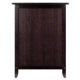 Winsome Eugene Accent Table, 18.90"W x 14.96"D x 25"H, Espresso Winsome