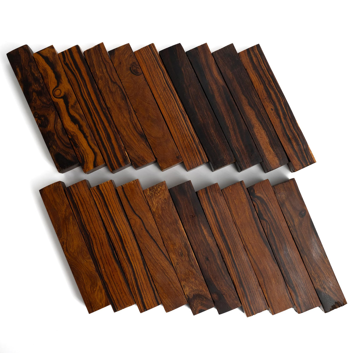 IECAP LLC Ironwood Pen Blanks – Exotic Wood Blanks for Pen Turning and Woodturning – Pen Blank Turning Supplies DIY Crafts – Size 5 x 0.75 x 0.75 inches – Pack of 20 IECAP LLC