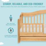 Dream On Me Toddler Day Bed in Natural, Greenguard Gold Certified, 54.5x29x28 Inch (Pack of 1) Dream On Me