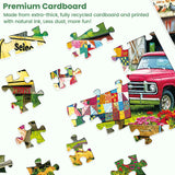 300 Pieces Puzzle for Adults | Country Life Puzzle | Recycled Cardboard Large Piece Jigsaw Puzzles 300 Pieces | Challenging Game Home Decor Birthday Party Gift Toy for Adults Kids Seniors 20.5*15 inch Maiqufa