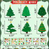 80UncleKimby 60pcs Christmas Crafts for Kids - DIY Xmas Tree Ornaments with Sticker Kits - Set for Holiday Decorations, Party Favors, and Classroom Activities 80UncleKimby