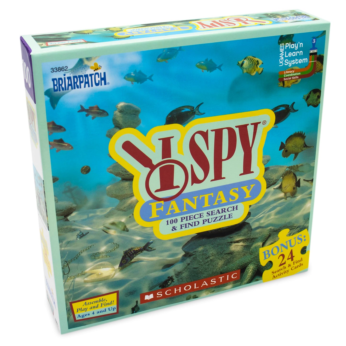 Briarpatch, I SPY Fantasy 100 Piece Search and Find Jigsaw Puzzle, Based On Search and Find Books, Preschool Learning for Kids