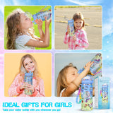 Decorate Your Own Water Bottle Kits for Girls Age 4-6-8-10 - Year Whimsy Unicorn Painting Crafts,Girls Diamond Art Water Bottle,Fun Diamond Sticker Arts and Crafts Gifts Toys for Girls Birthday 600ML YarnWhimsy