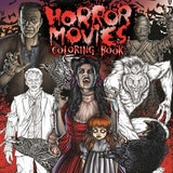 Horror Movies Adult Coloring Book WoodArtSupply