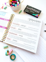 Calligraphy Kit for Beginners - Calligraphy Pen Set with Calligraphy Workbook June & Lucy