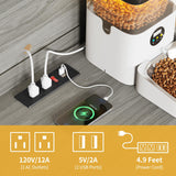 DWVO Large Hidden Litter Box Furniture with Shelves and Charging Station, Wooden Enclosure for Self-Cleaning Litter Boxes, Grey DWVO