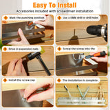 Lallisa 4 Pieces Stainless Steel Shelf Bathroom Shower Floating Shelves Wall Mounted Shower Caddy Basket Shelf Storage Organizer Shelves for Bathroom, Kitchen, Living Room, Silver, 15.75 Inch Lallisa