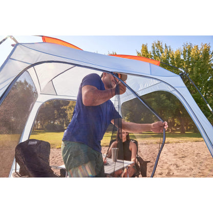 Coleman Skyshade Screen Dome Canopy Tent, 8 x 8 Shade Canopy, UPF 50+ Outdoor Canopy Tent for Camping, Tailgating, and Beach Shade, Fog - WoodArtSupply