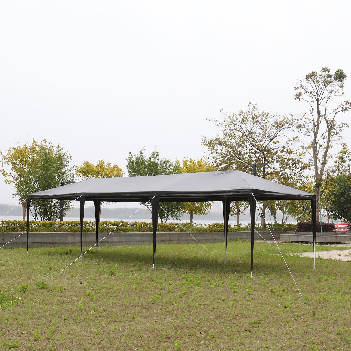 10x30FT Black Party Tent Outdoor Canopy Tent with 8 Removable Sidewalls Waterproof Wedding Events Tent UPF50+ Patio Camping Gazebo Shelter Tents for Parties, Holiday, Birthday, Graduation, BBQ susici