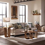 Alaterre Furniture Berkshire Acacia W Wood Large Coffee Table, Natural Live Edge, 32 in x 48 in x 18 in, Brown Alaterre Furniture