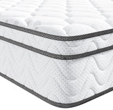Vesgantti Queen Mattresses, 14 Inch Queen Size Hybrid Mattress in a Box, Ergonomic Design with Breathable Momory Foam and Pocket Spring/Medium Firm Feel Vesgantti
