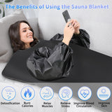 Maonlyking Sauna Blanket,Portable Infrared Sauna Blanket for Home,Detox Your Body and Mind Sauna Blanket,30-60 Minutes Timer, Durable Waterproof Maonlyking