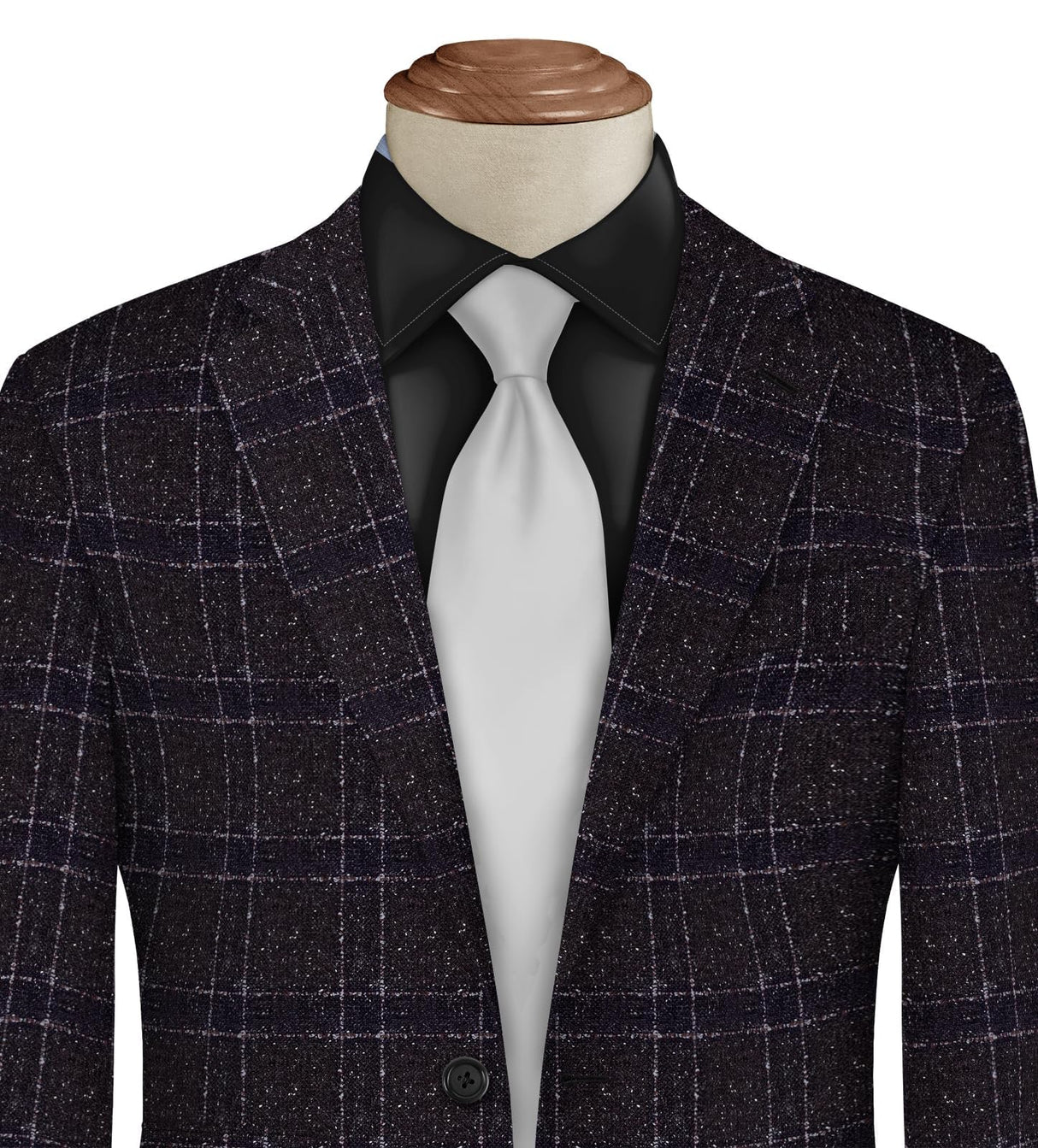 SEVENHEAD White Solid Color Ties 3.15 Inch (8CM) for Men Pure Color Satin Neckties Formal Mens Ties Wedding Businesss SEVENHEAD