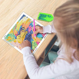 UiSdfuy Diamond Painting for Kids 8-12, 6 Pcs Diamond Dots Kits for Kids Ages 8 9 10 12, Arts & Crafts Gift for Boys & Girls | 6 Pack Animal Gem Art 6" x 6" (6-Tiger) UiSdfuy