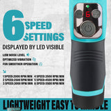 AUTIWOZ Cordless Mini Car Polisher, 12V Micro RO/DA Mini Polisher 6 Variable Speed, LED Display for Car Detailing, Waxing, Polishing, Scratch Removing,1inch 2inch 3inch Car Detailing Kit AUTIWOZ