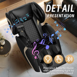 VUYSUYVY 2025 Massage Chair Full Body, Zero Gravity Massage Chair and Recliner with 8 Fix Rollers, Heating, Foot Massage, Auto Modes, Bluetooth Speaker, Touch Screen Controller VUYSUYVY