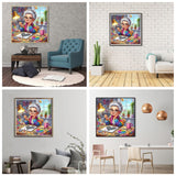 JFYHAB Diamond Art Kits for Adults,5D Grandma Diamond Painting DIY Diamond Art Diamond Painting Kits for Adult,Round Full Drill Diamonds, Diamond Art Kits for Home Decor-12x12inch JFYHAB