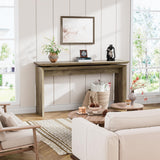 IQCNGVX Long Console Table 58 Inch, Farmhouse Hallway Entryway Table, Narrow Wood Sofa Table Behind Couch, Entrance Entry Way Furniture for Living Room, Foyer, Large, Easy Assembly IQCNGVX