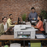 Brother MFC-J6555DW INKvestment Tank Color Inkjet All-in-One Printer with up to 1 Year of Ink in-box1 and 11” x 17” Print, Copy, scan, and fax Capabilities,White Brother