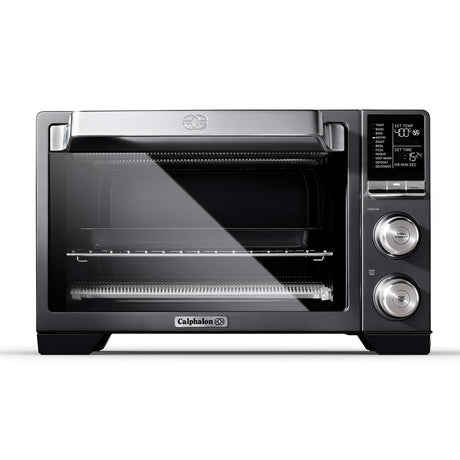 Calphalon Air Fryer Oven, 11-in-1 Toaster Oven Air Fryer Combo, 26.4 QT/25 L, Fits 12" Pizza, Stainless Steel Calphalon