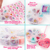 GirlZone My Cutie Pie Slime Kit, Fun Slime Making Kit for Girls to Make Butter Slime and Slime for Girls Keychains, Sensory Slime Kits for Girls GirlZone