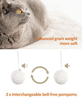 FourFurPets 43.8in 3-Tier Modern Cat Tree Tower Condo, Cat Scratch Posts for Indoor Cats, Big Plate, Two 19.7in Full Sisal Scratching Posts, Rustic Brown FourFurPets