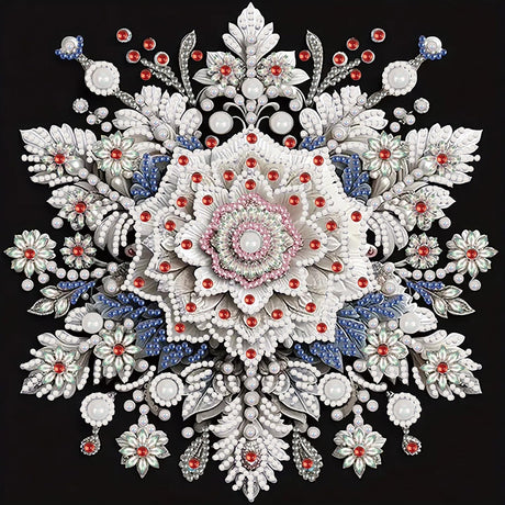 5D Diamond Painting Kits for Adults Beginners, Mandala Special Shape Diamond Art, DIY Drill Diamond Dot Gem Art Kits for Adults, Home Wall Decor 11.8X11.8 Inch Mosaflare