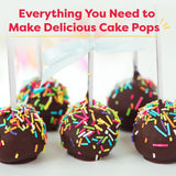Baketivity DIY Cake Pop Baking Kit for Kids - Premeasured Ingredients, Decorating Supplies Baketivity