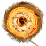 Kurt Adler 10-Light Burgundy and Brown Santa Treetop, 10-Inch Kurt S. Adler