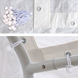 BenefitUSA 10'x20' Carport Replacement Canopy Garage Top Tarp Shelter Cover, Canopy ONLY (w/Edge) Benefit