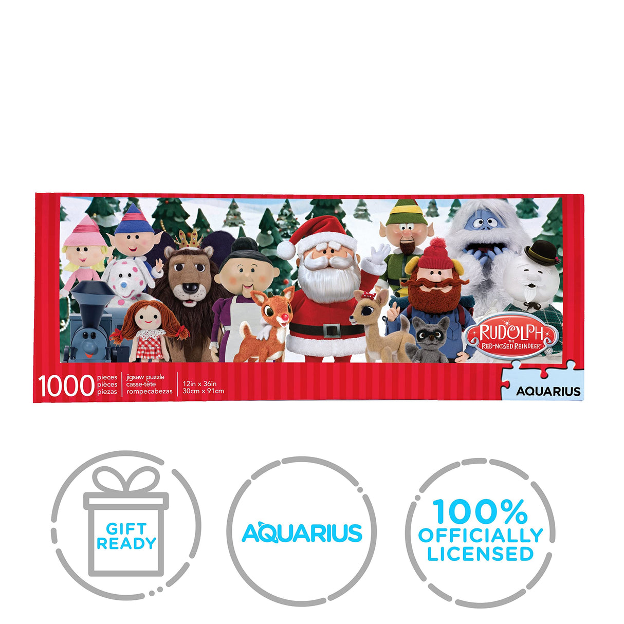 Aquarius Rudolph The Red-Nosed 1, 000 Pc Slim Puzzle AQUARIUS