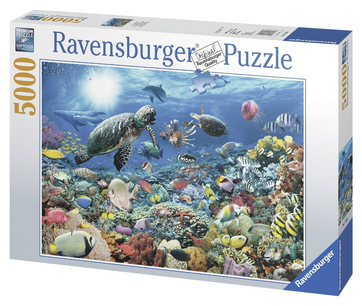 Ravensburger Beneath The Sea - 5000 Piece Jigsaw Puzzle | Precision Fit | Premium Quality | Great Group Activity | FSC Certified Ravensburger