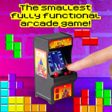 Tiny Arcade Tetris Mini Retro Game (3.5"): Playable Handheld Arcade Machine w/ Real Gameplay & Sound - Classic 1980's Video Game (Ages 8+) TINY ARCADE