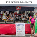 Breling 2 Pcs Sublimation Table Runner Heat Transfer 13 x 72 Inch Table Cover Waterproof White Table Runner Machine Washable Twill Blanks Table Banner for Birthday Wedding Party Banquet Restaurant Breling