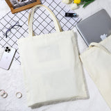 Xuniea 12 Pcs Sublimation Polyester Tote Bag Blank Canvas Bag Bulk Reusable Grocery Shopping Bag Christmas Gift 15 x 16'' (Beige) Xuniea