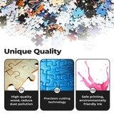 1000 Piece Jigsaw Puzzle for Adults - Tiger and Skull Puzzle - Wooden Puzzle - for Adults Teens Educational Toys Gifts(29.5x19.7 Inches) Buhoet