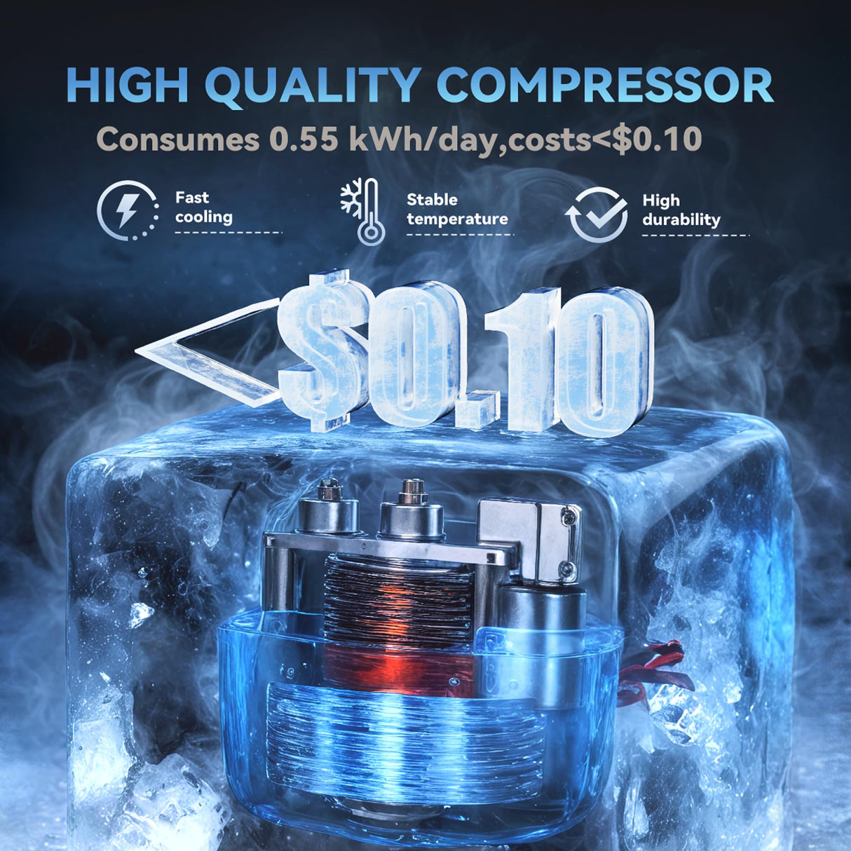 Tehanld Beverage Refrigerator Cooler - 128 Can Drink Beer Fridge, Wine Soda Cooler, Mini Fridge Glass Door Front for/Home/Office/Bar, Small Refrigerator with Shelves/Light/Wheels Tehanld