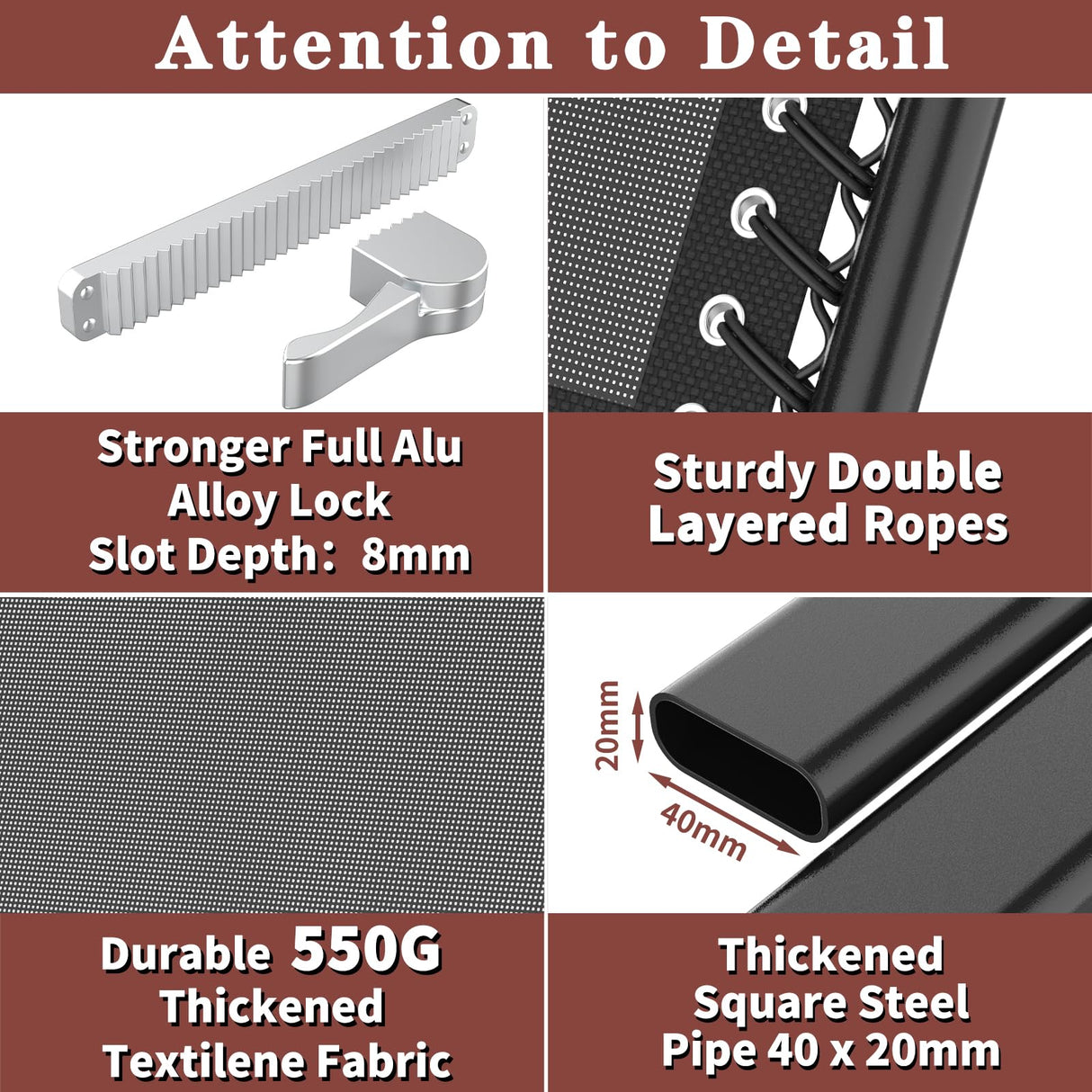 Oversized Zero Gravity Chair with Cushion XXL, 33In Padded Lounge Chair, Recliner Camping Chair W/Full-Alu Alloy Lock, Cushion, Storage Bag, Footrest, Cup Holder, Folding Chair Support 500lbs, Black YOMIFUN