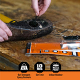 Gorilla Epoxy Ultimate, Waterproof, 10 Minute Set, Permanent Bond, Dries Black, 0.85oz Syringe (Pack of 1) Gorilla