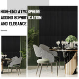 Frienda 6 Pcs 47.2 x 23.6 Inch Acoustic Wood Wall Panels Decorative Soundproof Wall Panels 3D Slat Wood Panels for Home Office Cinema Interior Wall Frienda