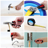 149 Piece MECHMAX Home Tool Set with Tool Box Storage Case, for Home, Office, Dorm, Back to School, Mechanic, Men, Car, Automotive, Hand Tool Kit and as A Gift MECHMAX