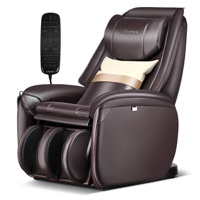 Giantex Massage Chair Full Body, Electric Recliner Chair w/Zero Gravity, SL Track, Reversible Footrest, Back Heater, Wheels, Shoulder Detection, Calf Airbag, No Installation, Free Indoor Delivery