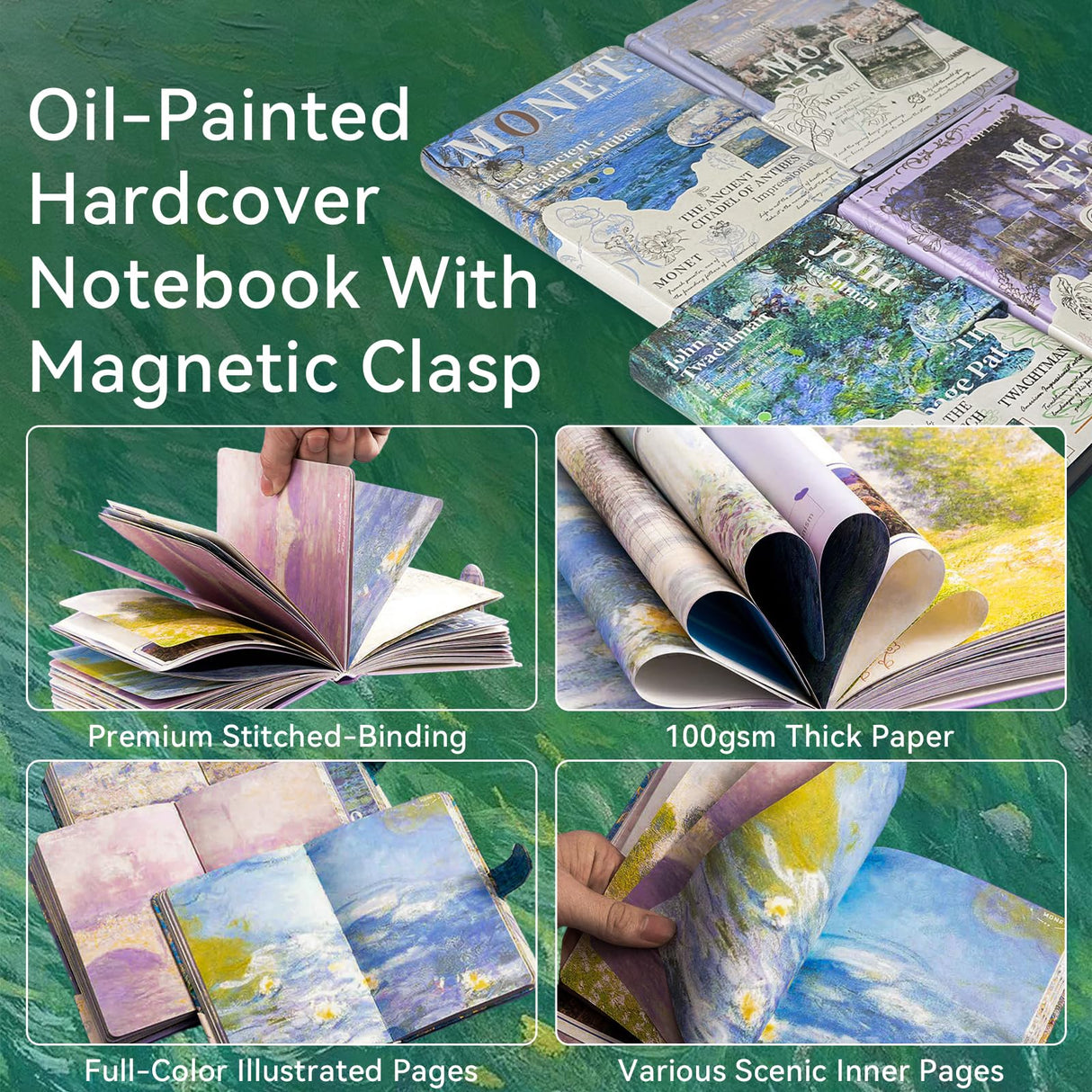 PANZIYU Charming Oil Painting DIY Journal Kit, Scrapbook Kit for Girls Ages 8-14,Journaling Art Crafts for Women, Scrapbooking Supplies，Stationary Set for Teens - The Cabbage Patch PANZIYU