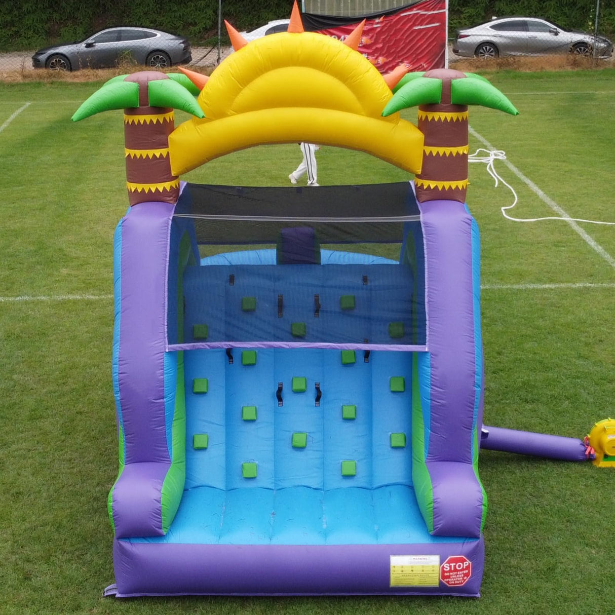 26FT Inflatable Water Slide for Kids Adults /100% PVC Commercial Bounce House Water Slide with Blower, Bigger Splash Pool, for Backyard, Park or Commercial Use,26x13x12ft Inflantteble