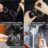 Ratcheting Screwdriver Set - BTEC 68 in 1 Socket Set & Magnetic Screwdriver Bit Set with Rotatable Ratchet Handles,extensions bar and Storage Case for Computer/Bike/Car/Electronics Maintenance BTEC